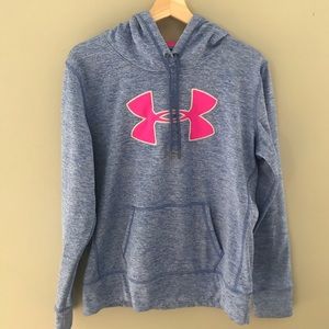 Blue and pink Under Armour hoodie
